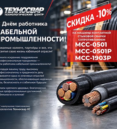 С Днём работника кабельной промышленности!